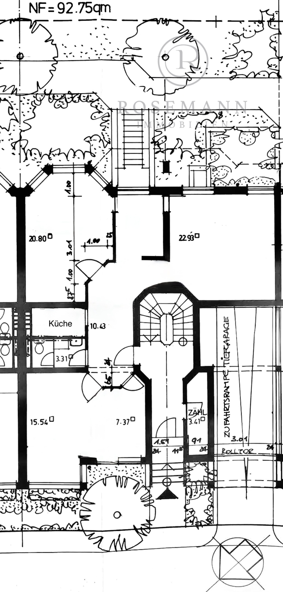 Grundriss Hochparterre