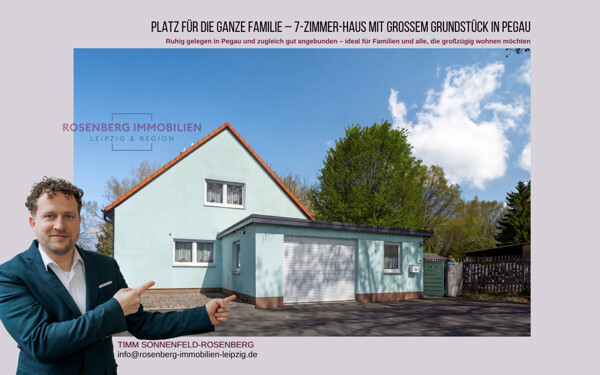 Schönes Einfamilienhaus  großes Grundstück am Wasser
Ihr neues Zuhause in Pegau