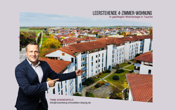 *frei* - traumhafte 4-Zimmerwohnung mitten in Taucha´s grünen Paradies - barrierefrei- TG-Stellplatz
