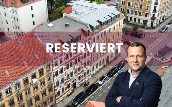 Über den Dächern Schleußigs - Gut geschnittene 3-Zimmerwohnung mit Dachloggia Nähe Clara Park