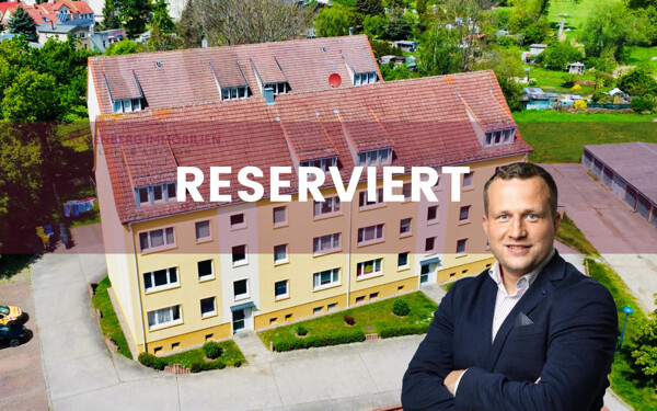 RESERVIERT - Nähe Kahnsdorfer See - Bezugsfreie, frisch renovierte 2-Zimmer-DG-Wohnung in Rötha