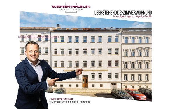 Leerstehende 2-Zimmerwohnung in ruhiger Lage in Leipzig-Gohlis