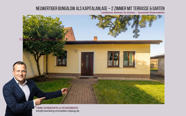 Neuwertiger Bungalow – 
Ihre smarte Kapitalanlage mit Stil!