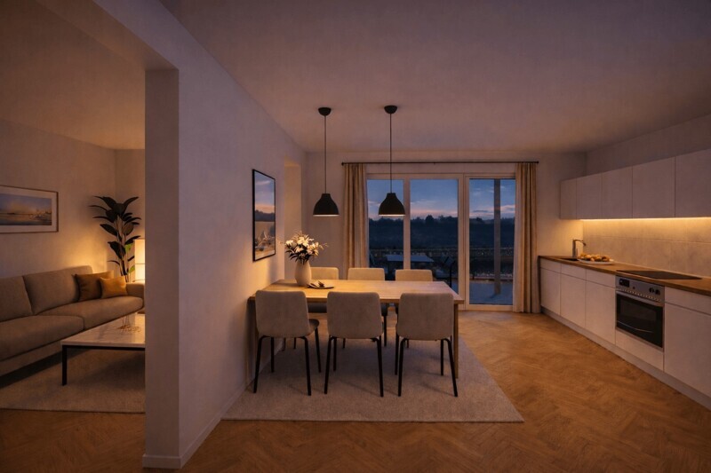 6358_Stürzelberger Str. 36_Visualisierung Wohnraum Wohnung Nr. 2