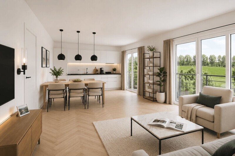 6359_Stürzelberger Str. 36_Visualisierung Wohnraum Wohnung Nr. 8