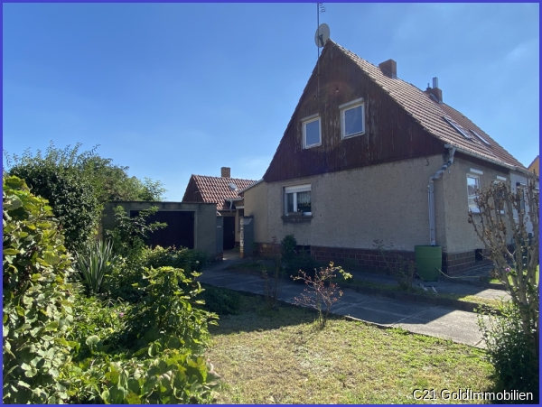 Vorderansicht des Hauses