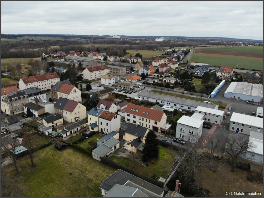 schöner Blick der Landschaft und Umgebung