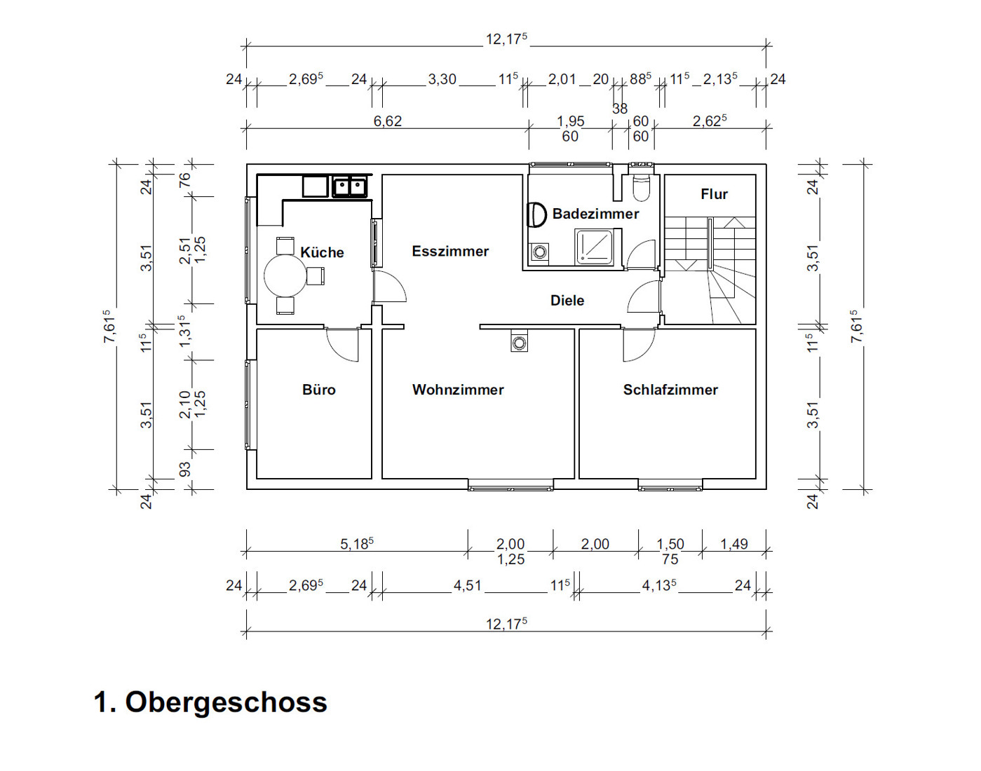 Grundriss 1OG