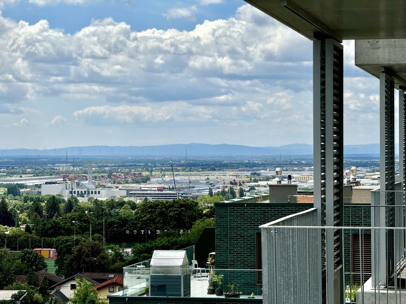 Ausblick Balkon
