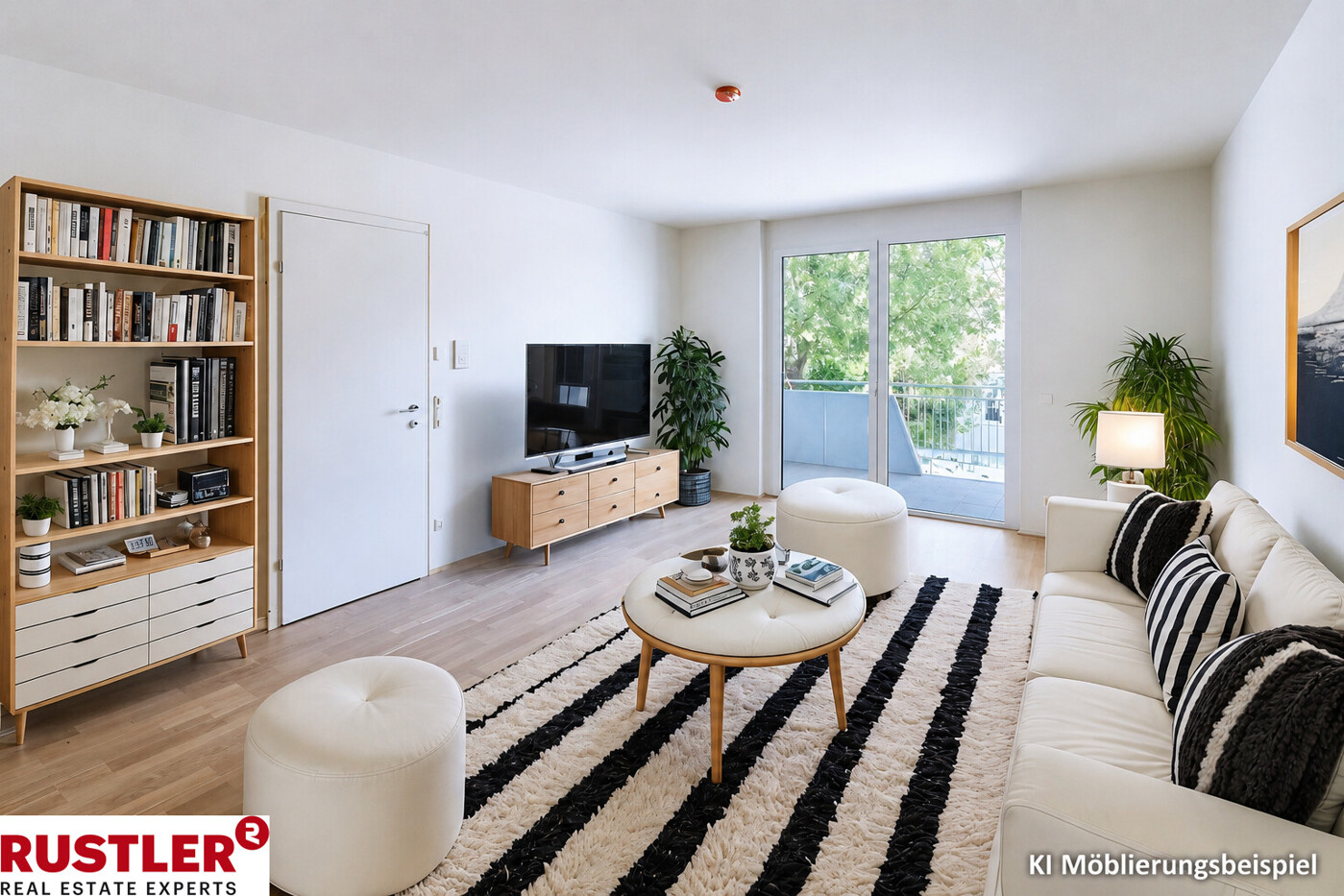 Wohnzimmer KI Möblierungsbeispiel