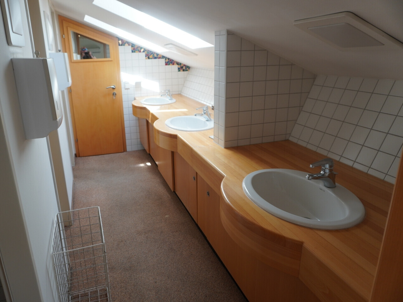Angestellten WC