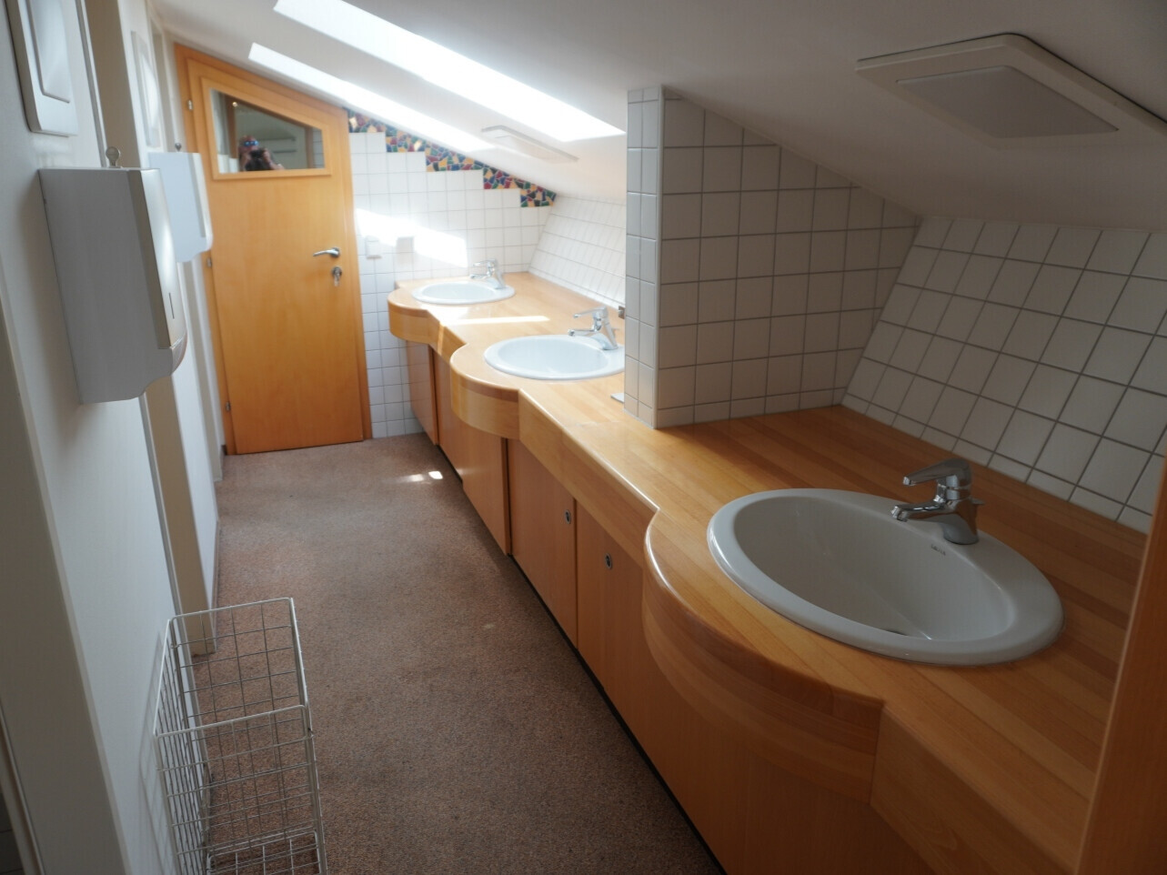 Angestellten WC