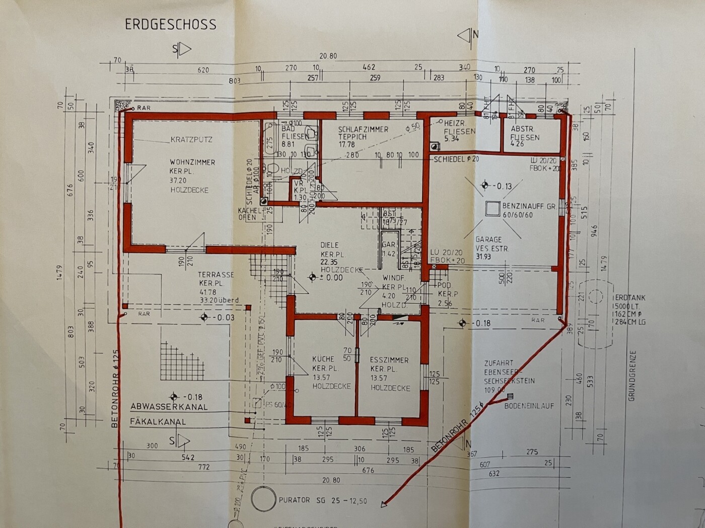 Grundriss Erdgeschos