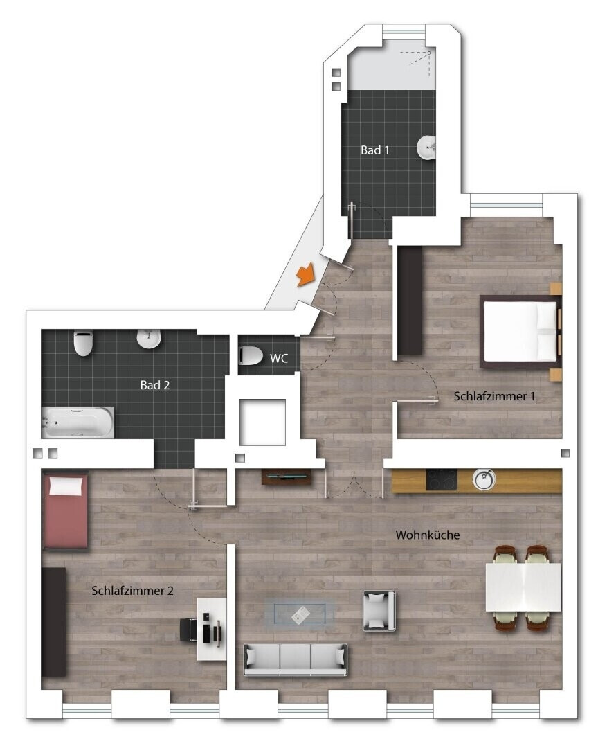 Wohnungsplan