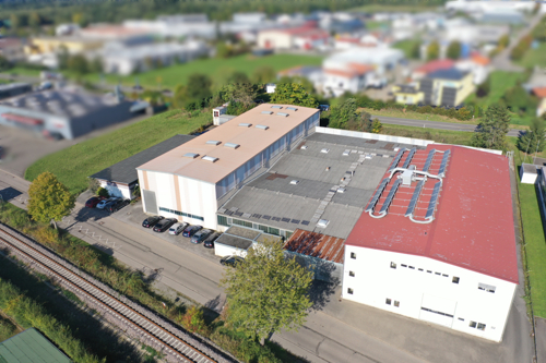 Ansicht Süd-Ost von oben -