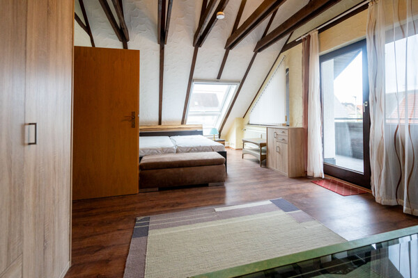 Wohn- und Schlafzimmer