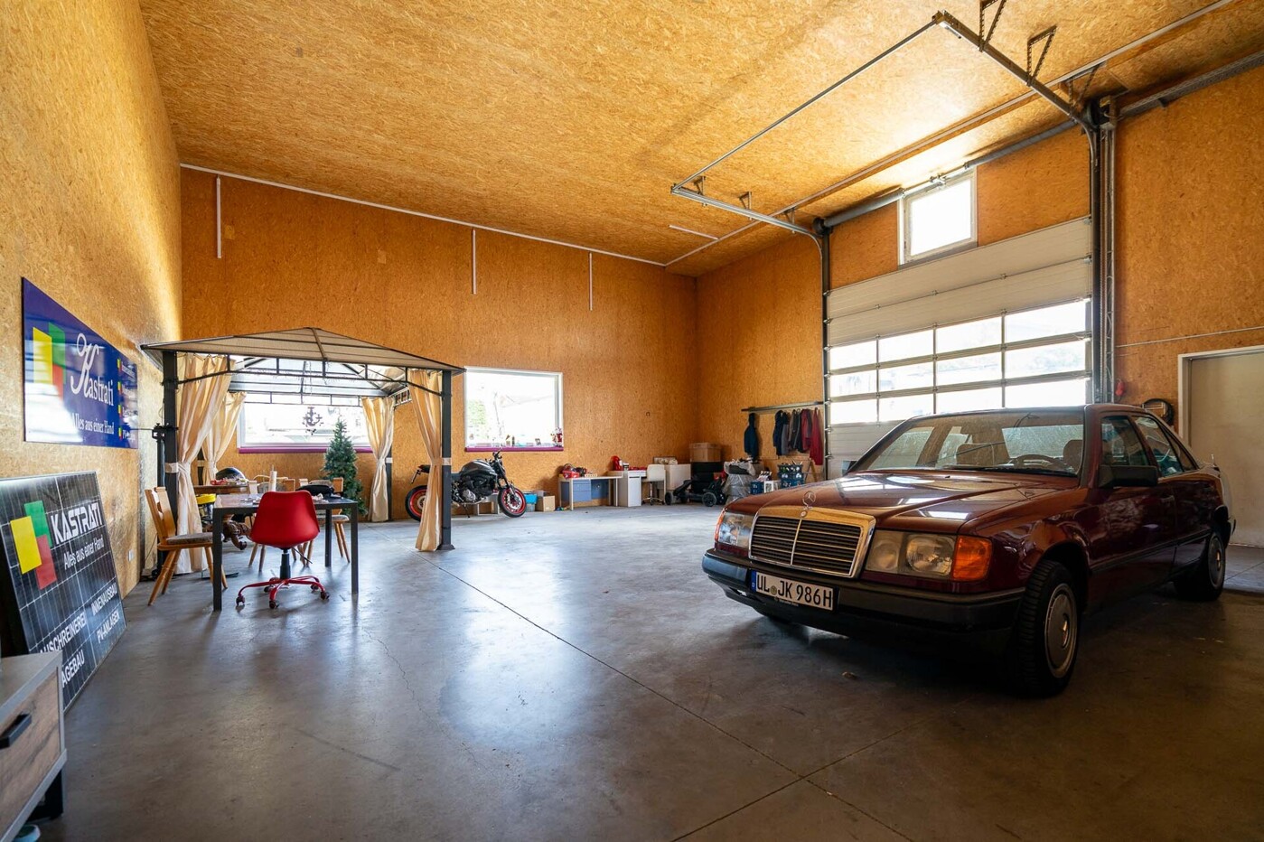 Hallenanbau Garage