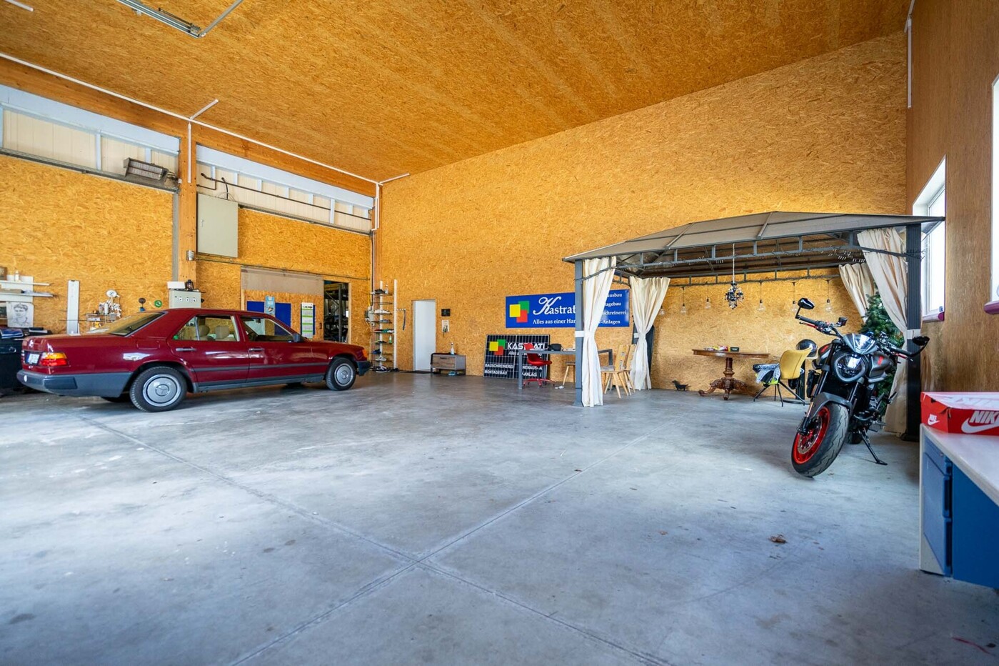 Hallenanbau Garage
