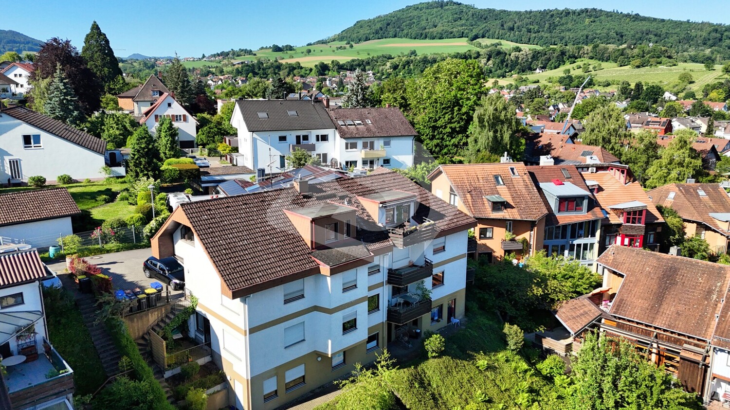 Hausansicht von hinten