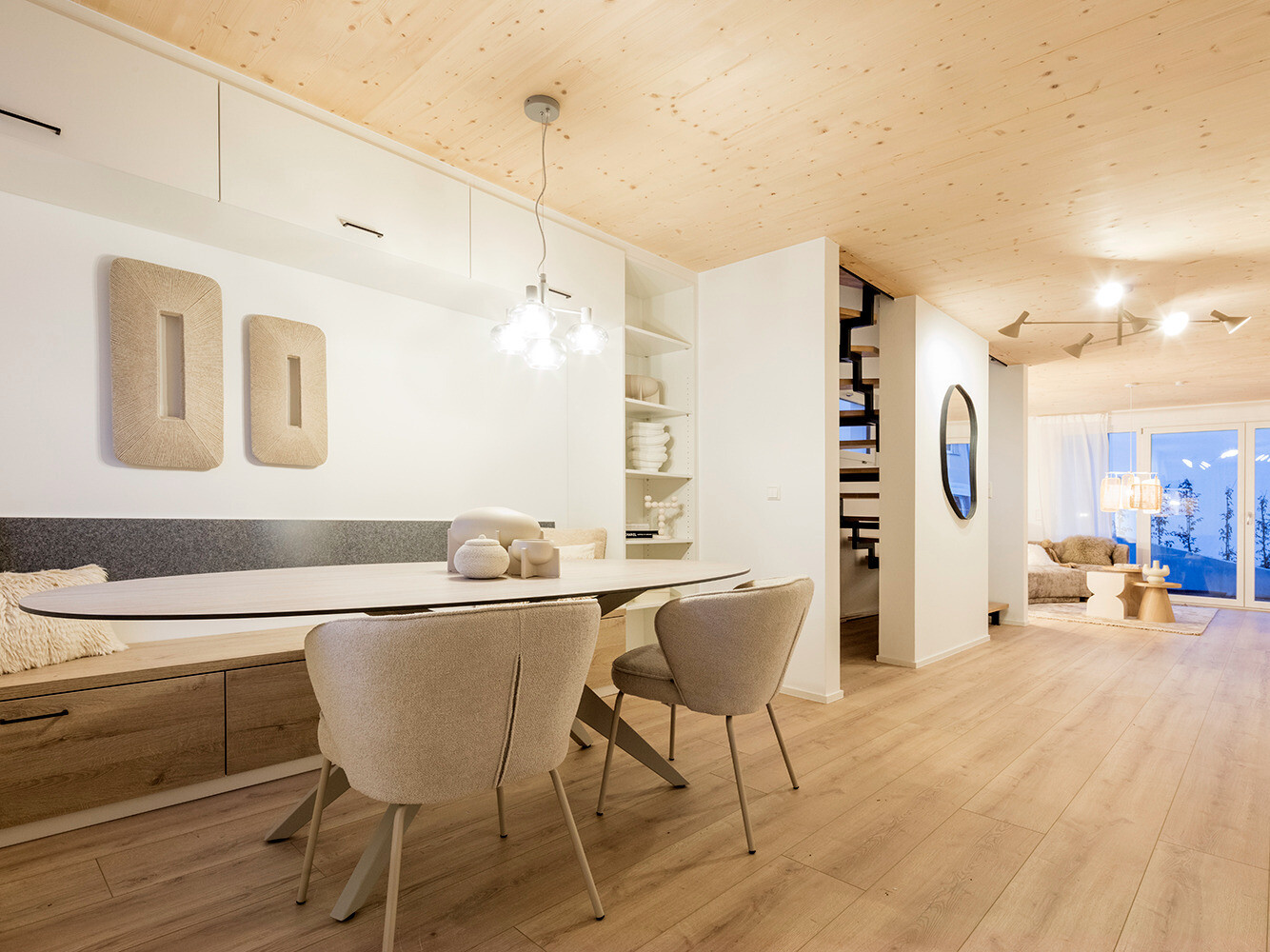 Ansicht 1 EG Wohn-Essbereich