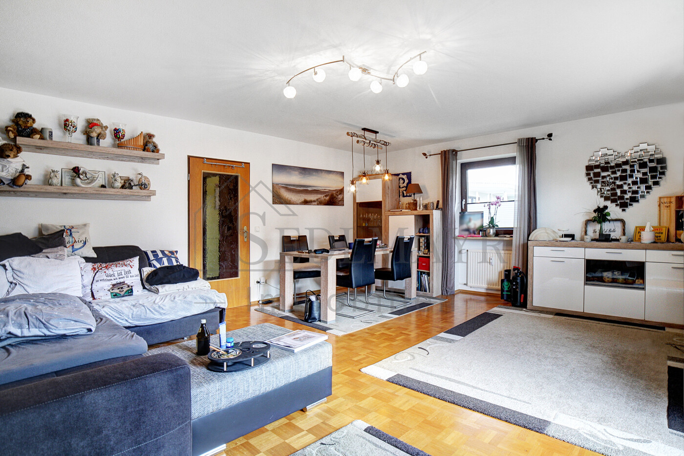 Ansicht Wohnung 3 Wohnzimmer 1