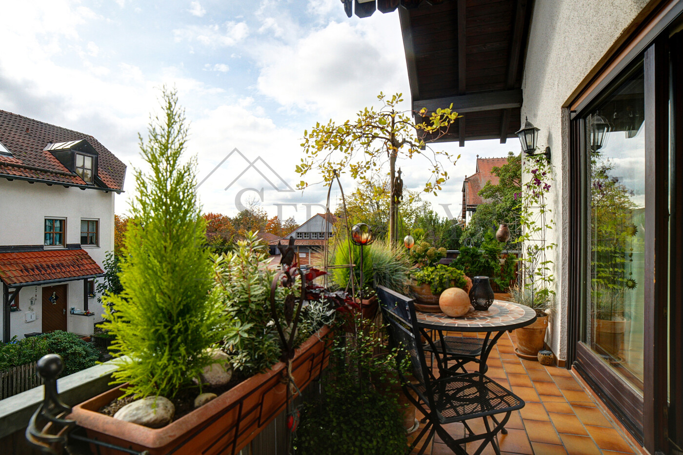 Ansicht Wohnung 4 Balkon 1