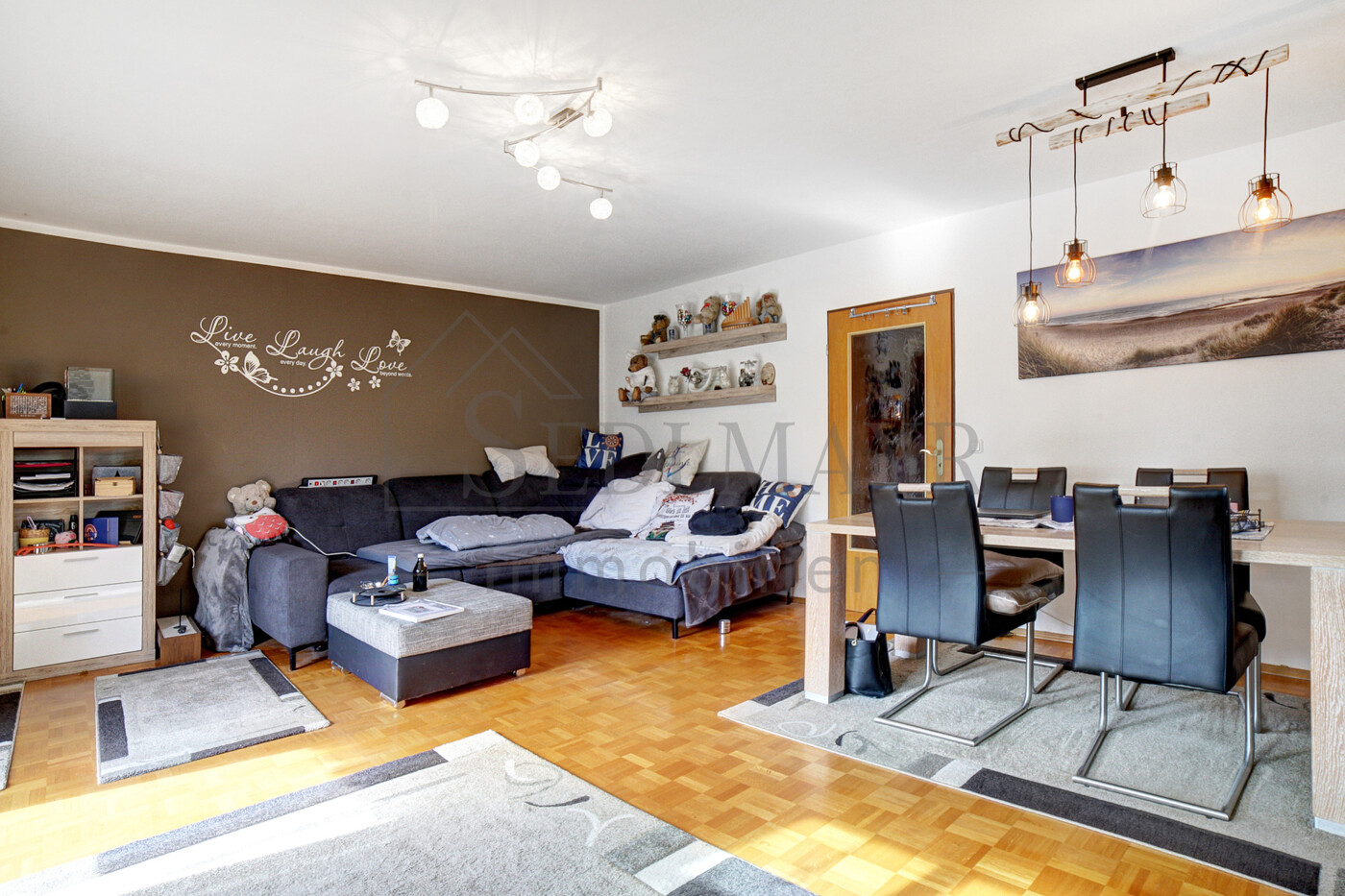 Ansicht Wohnung 3 Wohnzimmer 2