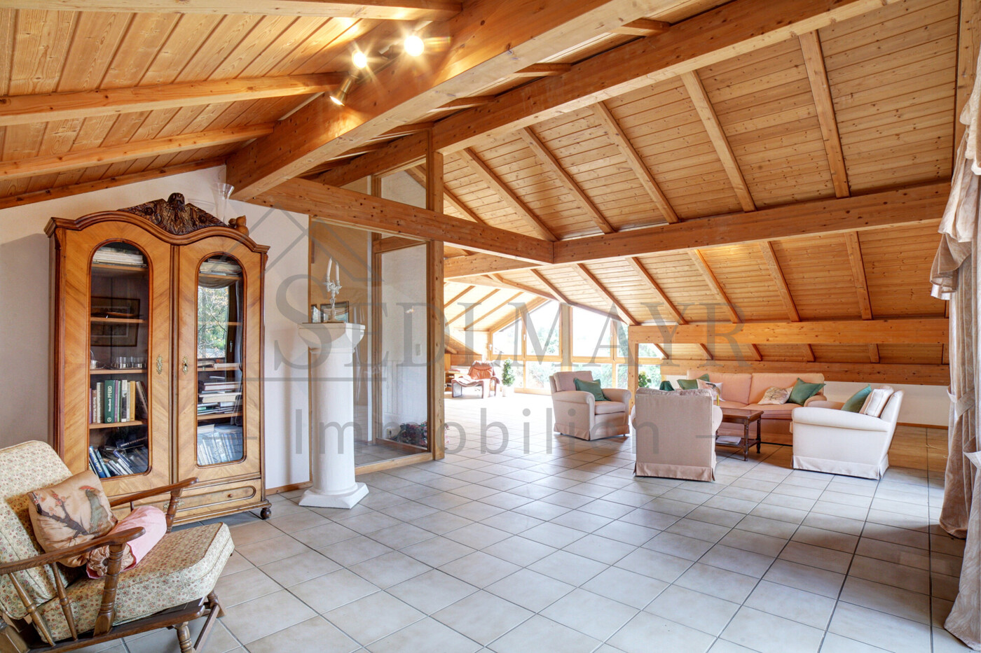 Ansicht Wohnzimmer OG 2