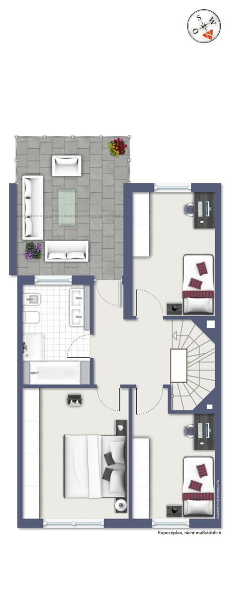 Grundriss Obergeschoss