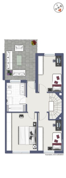 Grundriss Obergeschoss