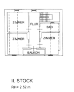 Grundriss zweiter Stock