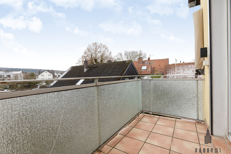 Balkon im Obergeschoss