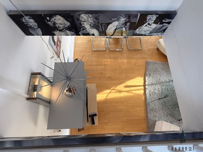 Blick ins Wohnzimmer