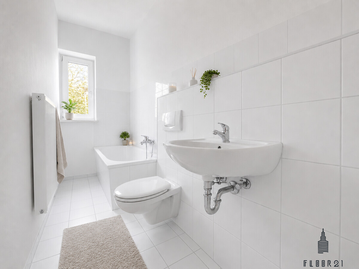 Badezimmer visualisiert