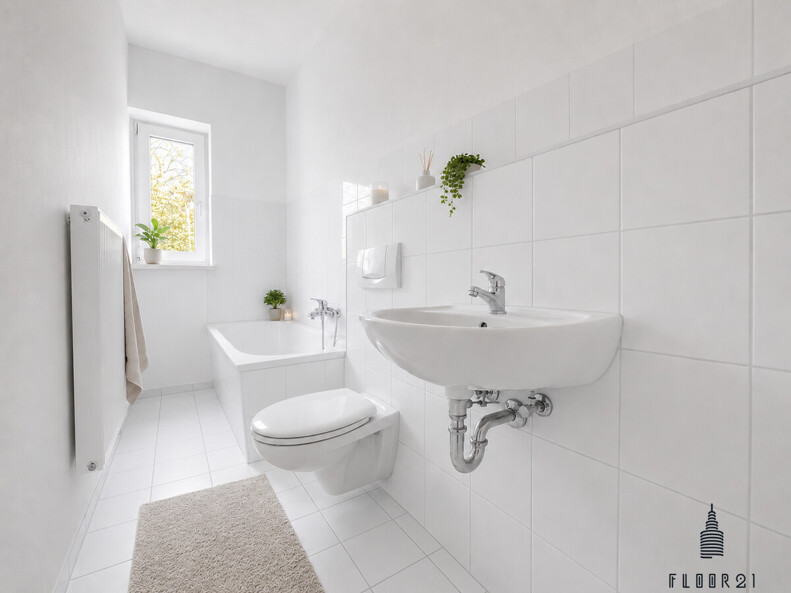 Badezimmer visualisiert