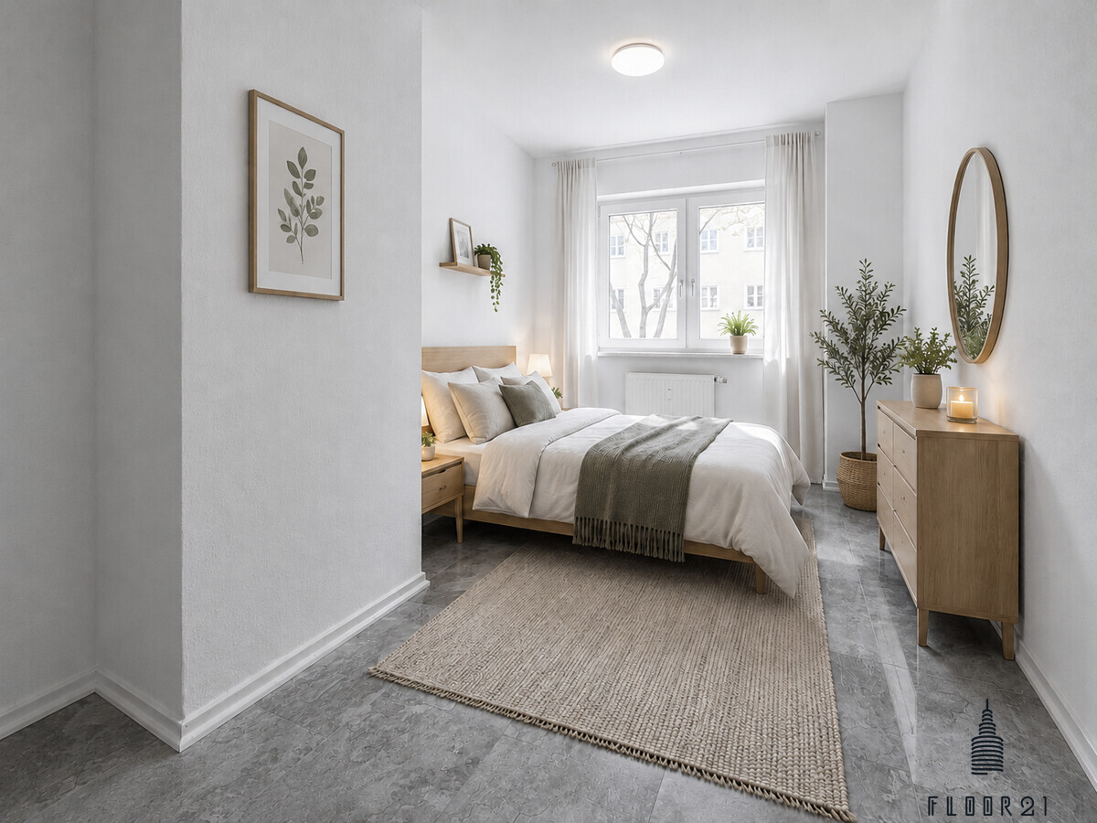 Schlafzimmer visualisiert