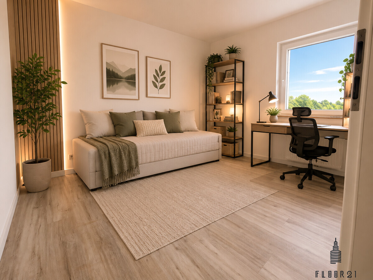 Visualisierung Büro/Gästezimmer