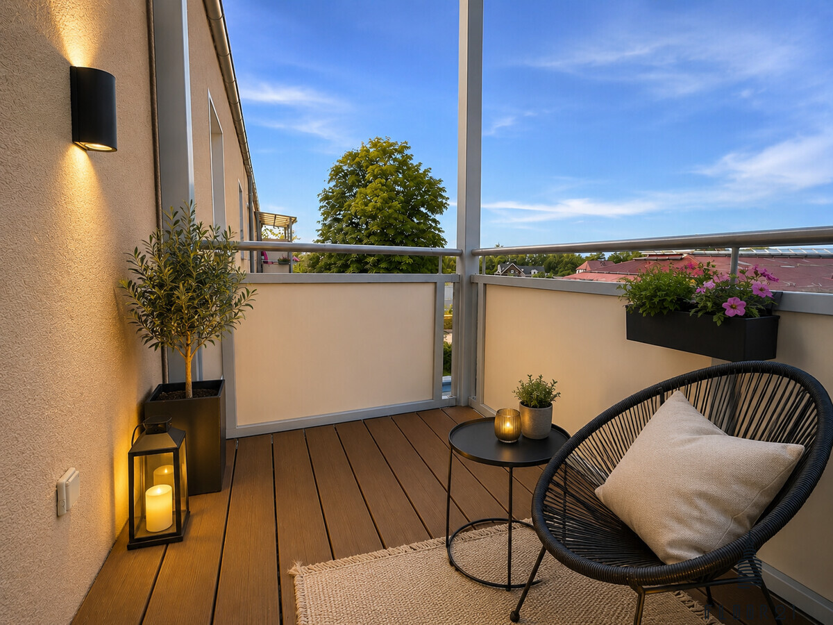 Visualisierung Balkon