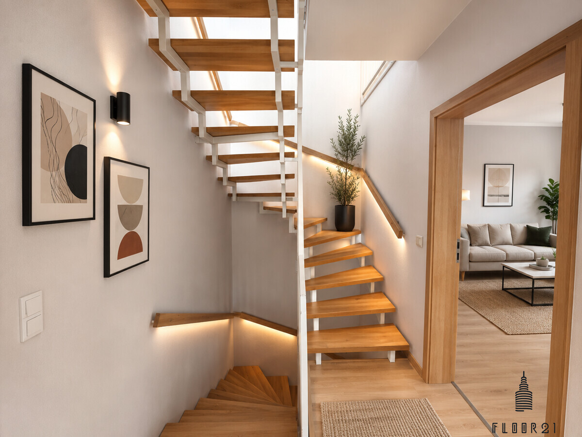 Visualisierung Treppenhaus