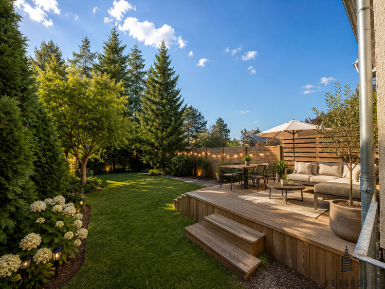 Visualisierung Garten