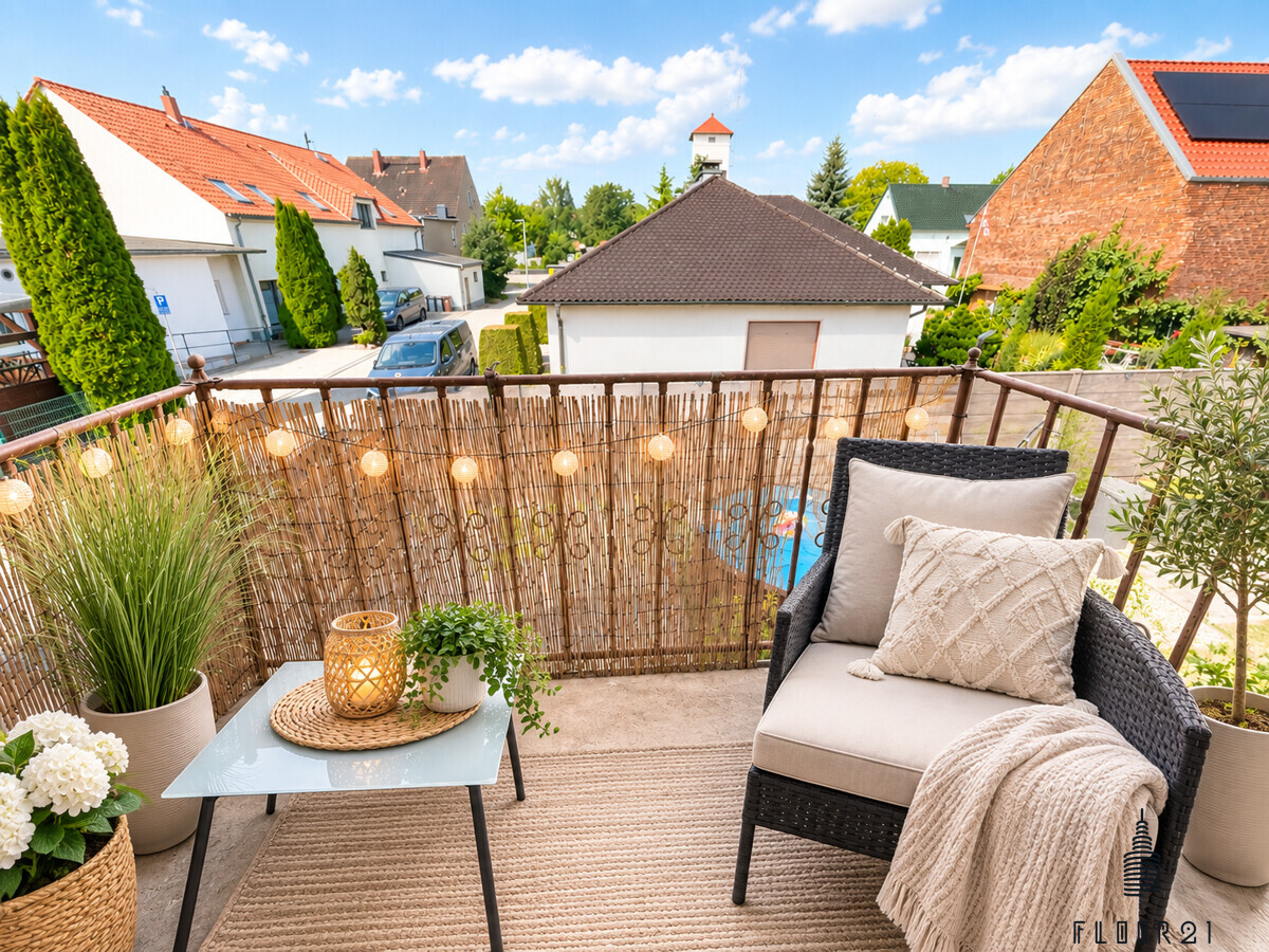 Visualisierung Balkon