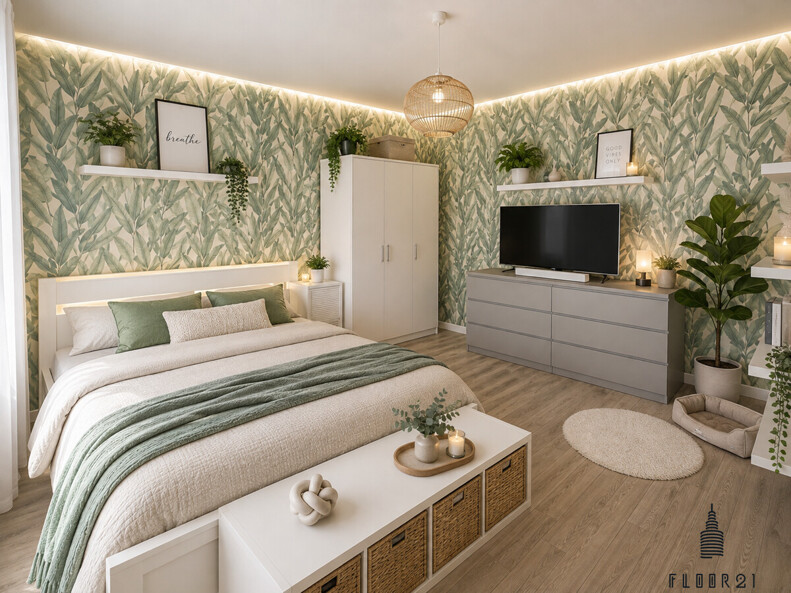 Visualisierung Schlafzimmer