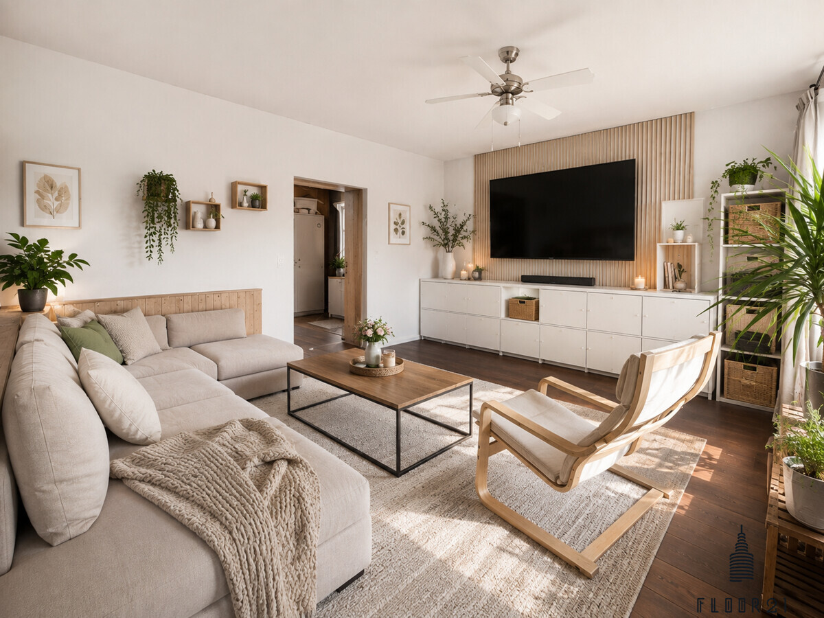 Visualisierung Wohnzimmer