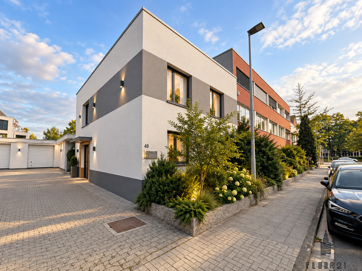 Straßenansicht nach Sanierung