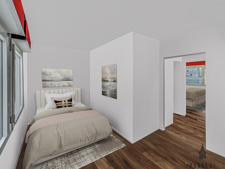 Büro / Gästezimmer gestaged