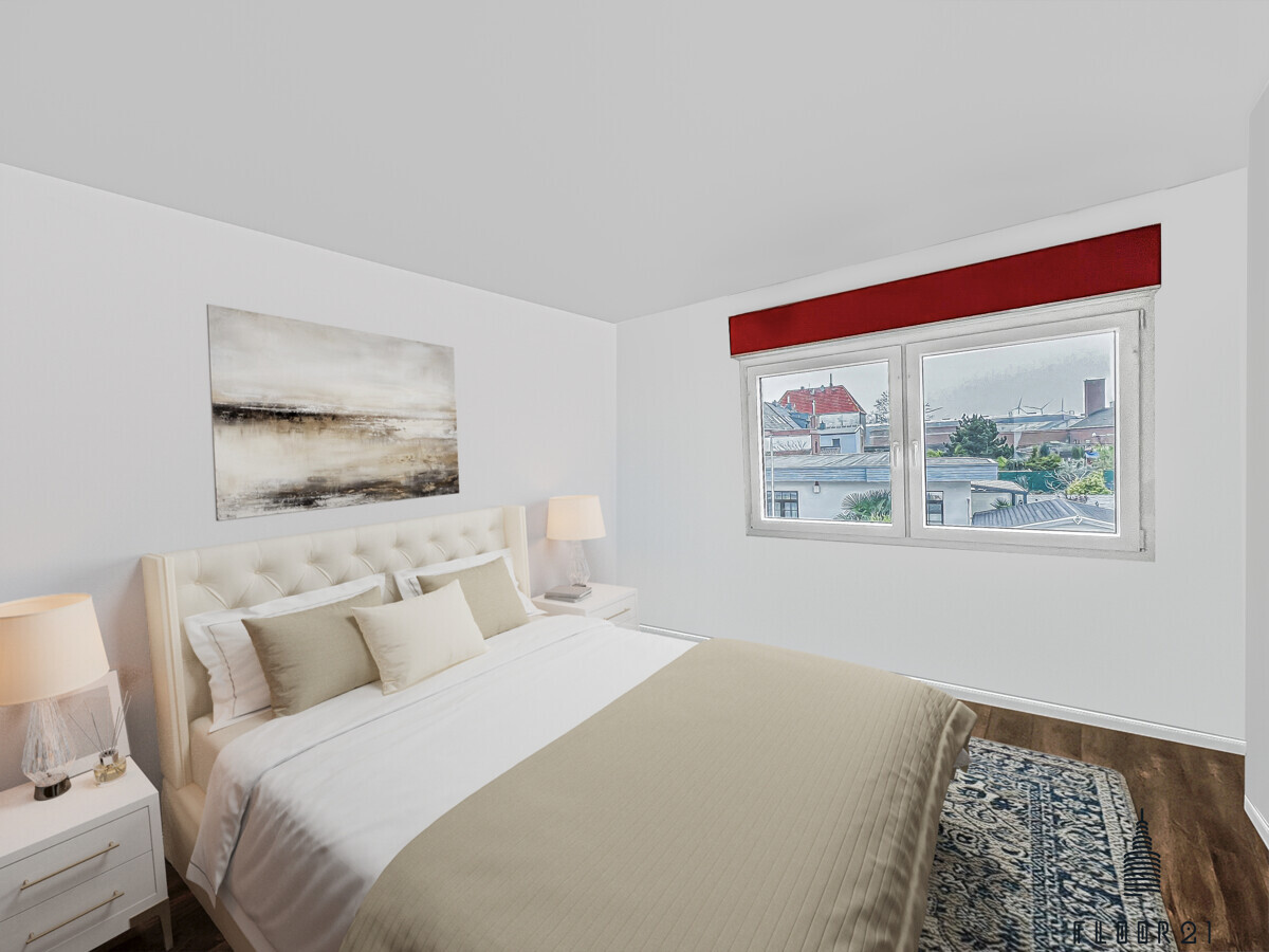 Schlafzimmer gestaged