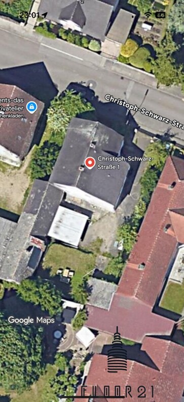 Grundstück Vogelperspektive