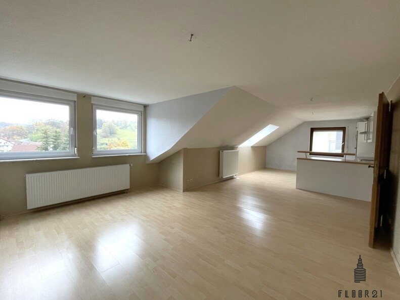 Wohn- / Essbereich im Dachgeschoss