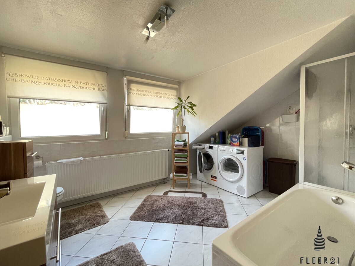 Tageslichtbad im Dachgeschoss