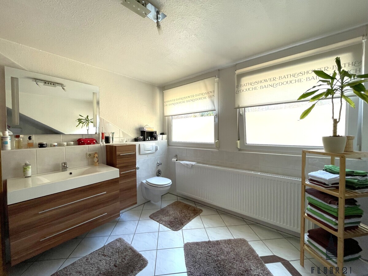 Tageslichtbad im Dachgeschoss